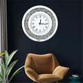 Horloge murale en verre luxueuse